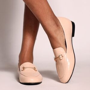 Vaila Faux Croc Reese Loafers